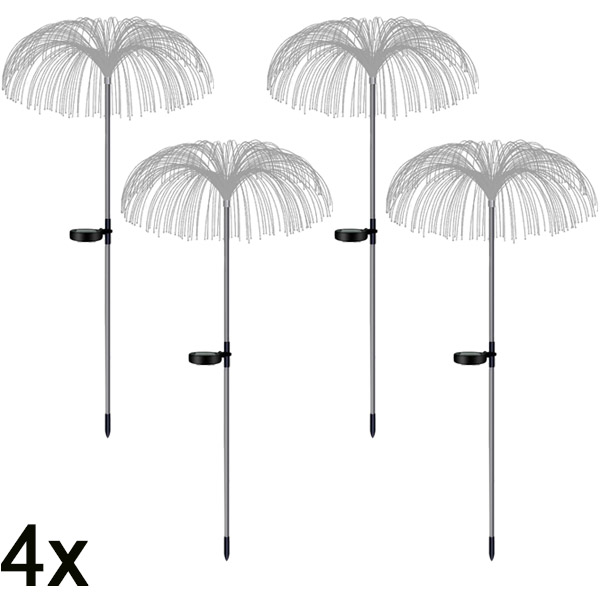 4x Luci da giardino tropicali solari | LUMIPALM