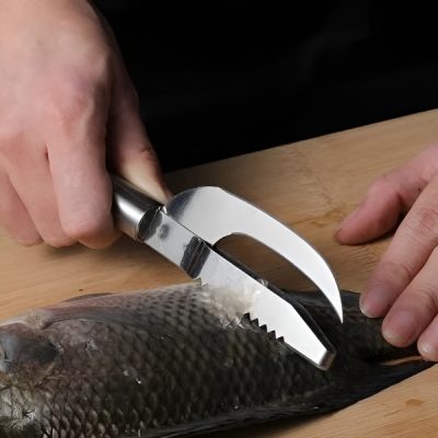 Squamatore per pesce in acciaio inox | FISHBLADE