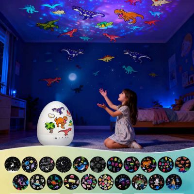 Luce notturna magica e proiettore di melodie | DINODREAM