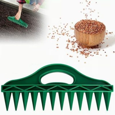 Strumento per la spaziatura dei semi - Tavola a 12 fori (30 x 13 cm) | DIBPRO