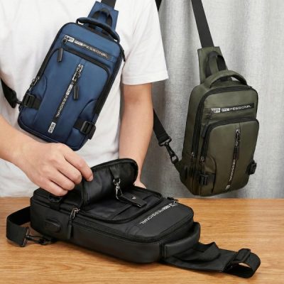 Borsa a tracolla impermeabile antifurto (18 x 10 x 30 cm) | ONNBAG