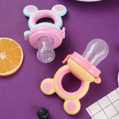 Succhietto in silicone senza BPA per frutta per bambini (3 misure di tettarella) | FRUBEE