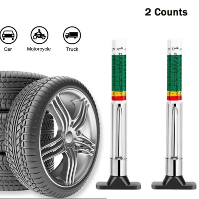 Misuratore della profondità del battistrada degli pneumatici (2 pezzi) | TIREMETER